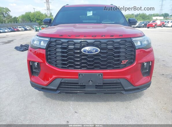 1FMWK8GC2TGA21782 2026 FORD EXPLORER Red Rear interior view