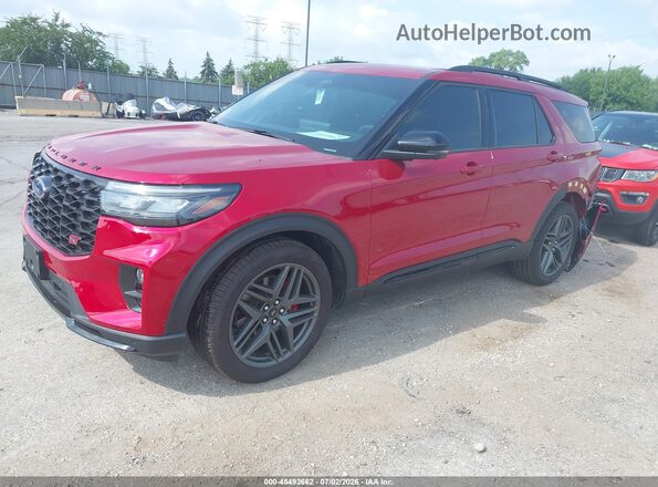 1FMWK8GC2TGA21782 2026 FORD EXPLORER Red Front left