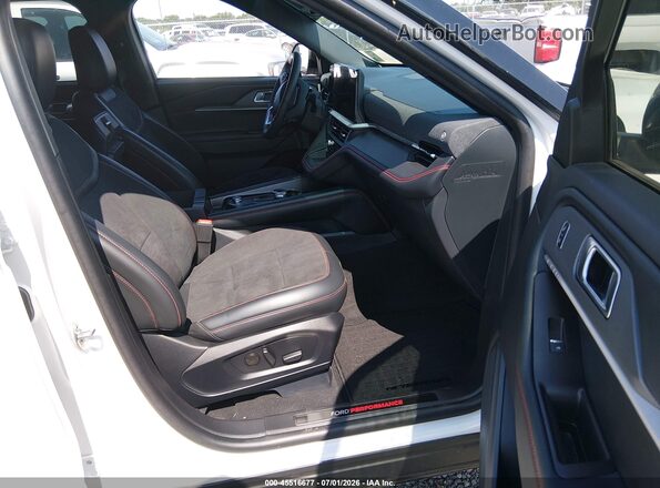 1FMWK8GC4SGC22047 2025 FORD EXPLORER White Widok wnętrza z przodu