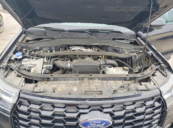 1FMWK8GC5SGA09642 2025 FORD EXPLORER Черный Вид подкапотного пространства