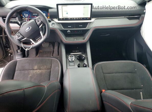 1FMWK8GC5SGA09642 2025 FORD EXPLORER Черный Вид панели приборов