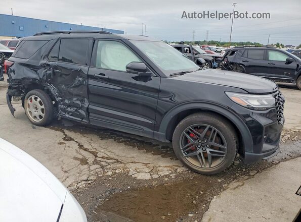 1FMWK8GC5SGA09642 2025 FORD EXPLORER Черный Передняя правая четверть