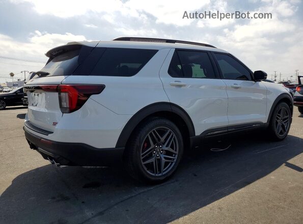 1FMWK8GC6SGC87269 2025 FORD EXPLORER White Հետևի աջ