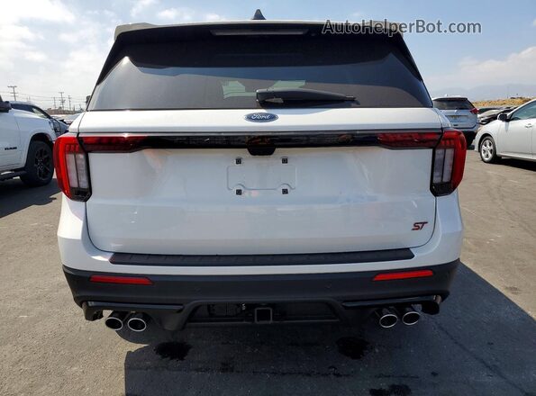 1FMWK8GC6SGC87269 2025 FORD EXPLORER White Հետևի տեսք