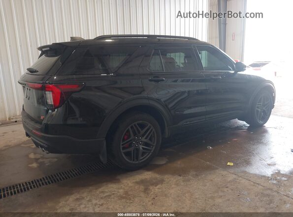 1FMWK8GC8SGA39685 2025 FORD EXPLORER Black Rear right