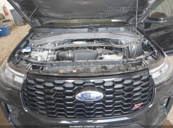 1FMWK8GC8SGA39685 2025 FORD EXPLORER Black Rear view