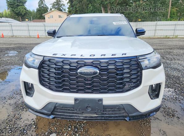 1FMWK8GC8SGC98659 2025 FORD EXPLORER White Widok z przodu