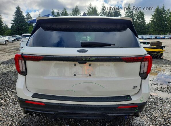 1FMWK8GC8SGC98659 2025 FORD EXPLORER White Widok z tyłu