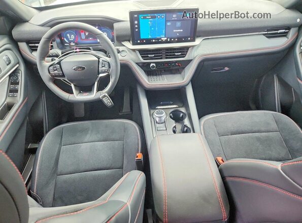1FMWK8GC8SGC98659 2025 FORD EXPLORER White Widok deski rozdzielczej