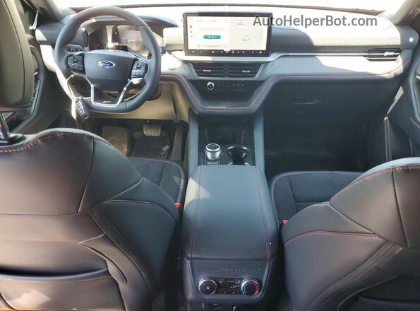 1FMWK8GC8TGA54107 2026 FORD EXPLORER Black Dashboard view