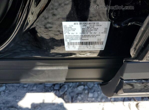 1FMWK8GC8TGA54107 2026 FORD EXPLORER Black VIN sticker view