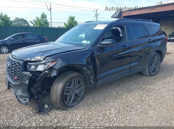 1FMWK8GCXSGC37278 2025 FORD EXPLORER Черный Передняя левая четверть