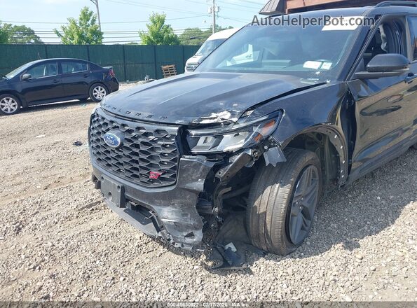 1FMWK8GCXSGC37278 2025 FORD EXPLORER Черный Вид спереди