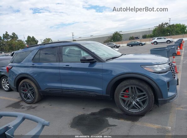 1FMWK8GCXSGC56817 2025 FORD EXPLORER Blue Вид задньої частини салону