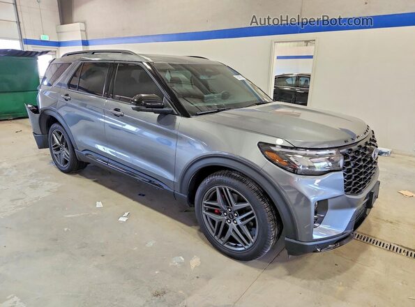 1FMWK8GCXSGC58020 2025 FORD EXPLORER Gray Delantero derecho