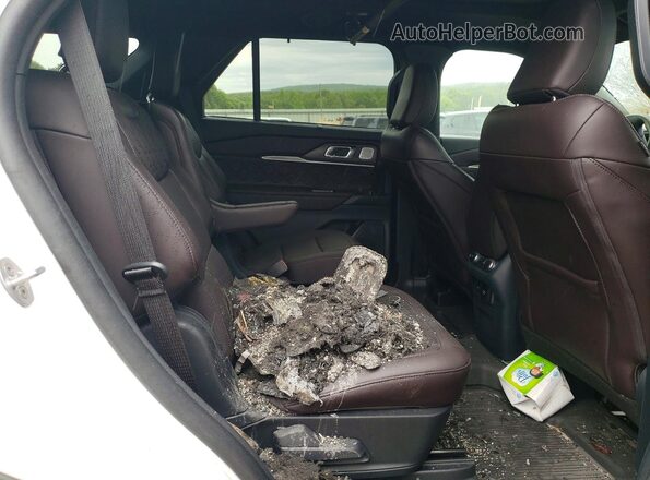 1FMWK8HC9SGA05950 2025 FORD EXPLORER White Rear interior view