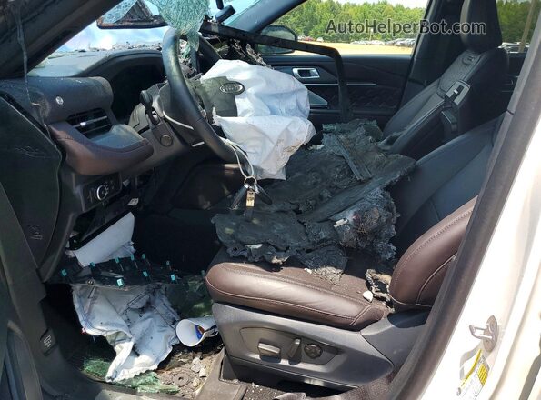 1FMWK8HC9SGA05950 2025 FORD EXPLORER White Front interior view