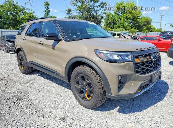 1FMWK8JC2TGA48053 2026 FORD EXPLORER Коричневый Передняя правая четверть