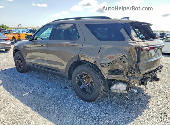 1FMWK8JC2TGA48053 2026 FORD EXPLORER Коричневый Задняя левая четверть