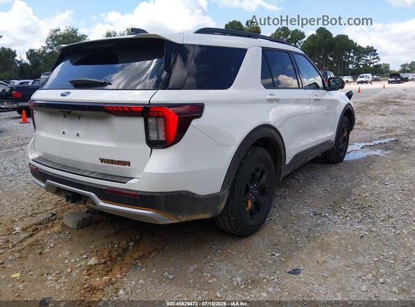 1FMWK8JC7TGA72963 2026 FORD EXPLORER White Trasero derecho