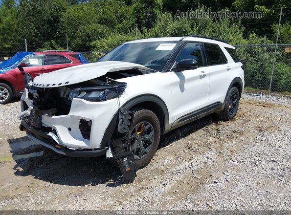 1FMWK8JC7TGA72963 2026 FORD EXPLORER White Vista tres cuartos delantera izquierda