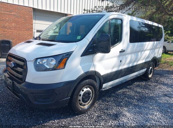 1FMZK1Y83LKA97037 2020 FORD TRANSIT-150 PASSENGER VAN White Առջևի ձախ երեք քառորդ տեսարան