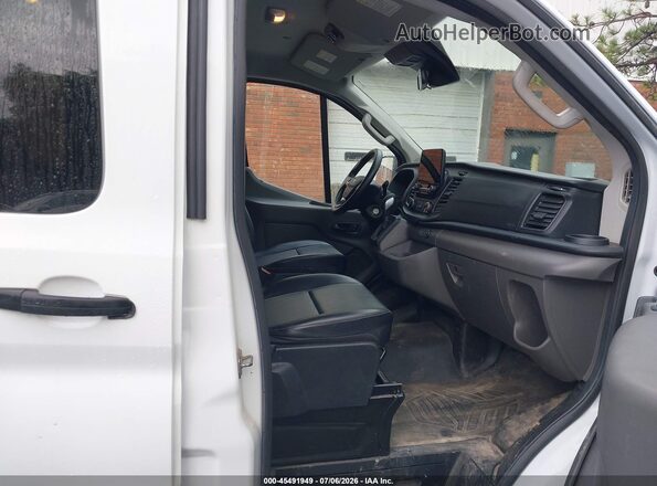 1FMZK1Y84LKB08613 2020 FORD TRANSIT-150 PASSENGER VAN White Widok wnętrza z przodu