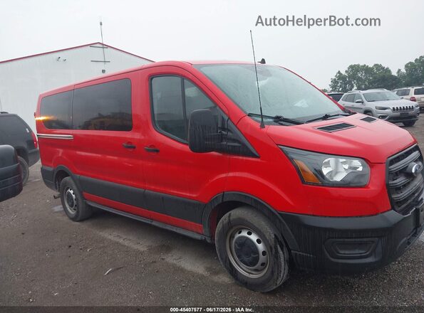1FMZK1Y85LKB22990 2020 FORD TRANSIT-150 PASSENGER VAN Red Widok wnętrza z tyłu
