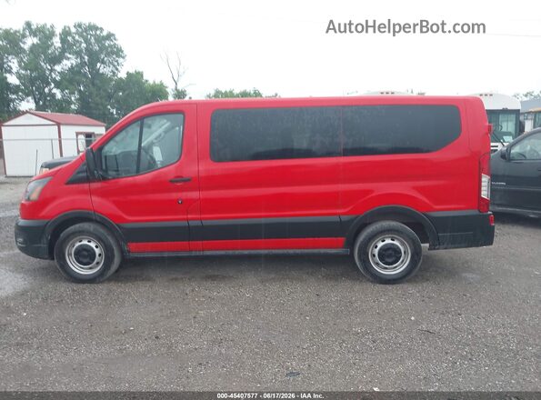 1FMZK1Y85LKB22990 2020 FORD TRANSIT-150 PASSENGER VAN Red Widok wnętrza 360 stopni