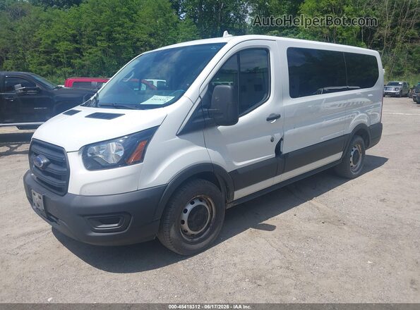1FMZK1Y87LKA84937 2020 FORD TRANSIT-150 PASSENGER VAN White Front left
