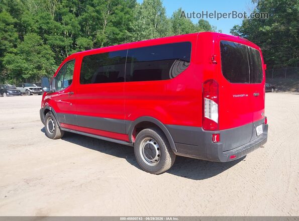 1FMZK1Y87LKA97042 2020 FORD TRANSIT-150 PASSENGER VAN Red Trasero izquierdo