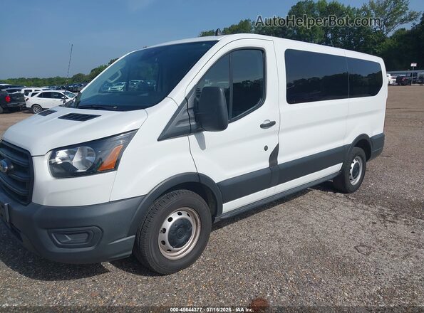 1FMZK1Y87LKB23073 2020 FORD TRANSIT-150 PASSENGER VAN White წინა მარცხენა ხედი სამი მეოთხედიდან