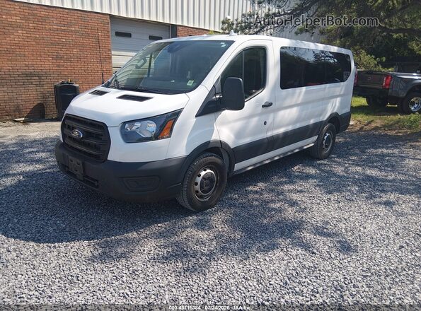 1FMZK1Y88LKA84915 2020 FORD TRANSIT-150 PASSENGER VAN White წინა მარცხენა ხედი სამი მეოთხედიდან