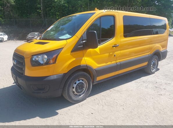 1FMZK1Y89LKA84938 2020 FORD TRANSIT-150 PASSENGER VAN Yellow Front left