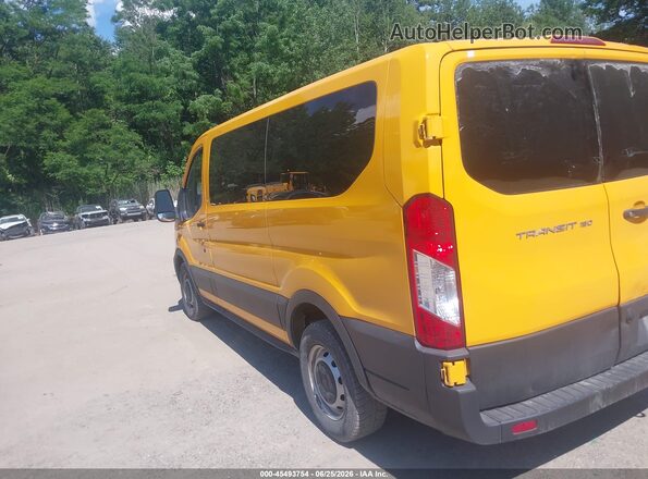 1FMZK1Y89LKA84938 2020 FORD TRANSIT-150 PASSENGER VAN Yellow Rear left