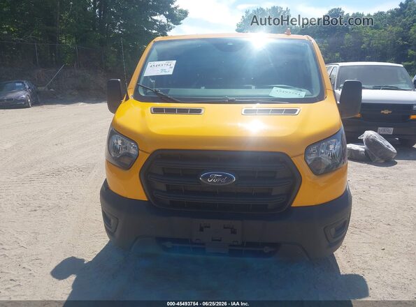 1FMZK1Y89LKA84938 2020 FORD TRANSIT-150 PASSENGER VAN Yellow Rear interior view