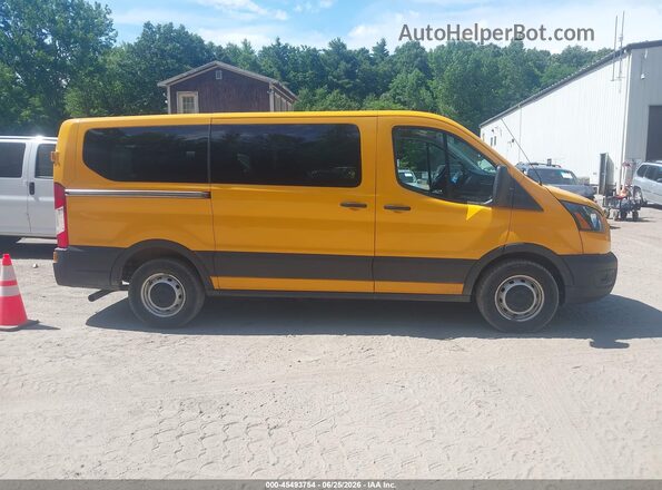 1FMZK1Y89LKA84938 2020 FORD TRANSIT-150 PASSENGER VAN Yellow 360 interior view