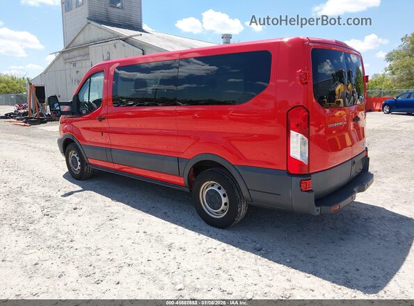 1FMZK1YM1GKB07745 2016 FORD TRANSIT-150 Red უკანა მარცხენა