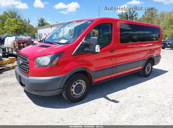 1FMZK1YM1GKB07745 2016 FORD TRANSIT-150 Red წინა მარცხენა ხედი სამი მეოთხედიდან