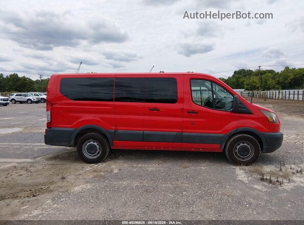 1FMZK1ZM0GKB13129 2016 FORD TRANSIT Red უკანა სალონის ხედი