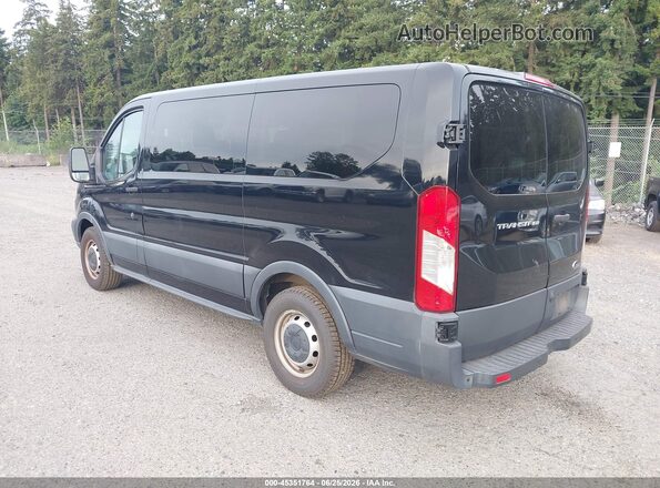 1FMZK1ZM0HKA98942 2017 FORD TRANSIT-150 Черный Задняя левая четверть