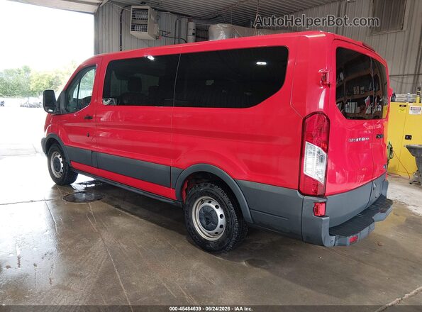 1FMZK1ZM0JKB42587 2018 FORD TRANSIT-150 Red Задня ліва чверть