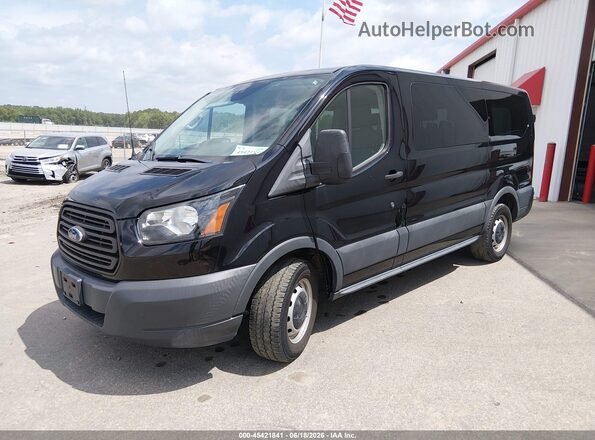1FMZK1ZM1JKB52691 2018 FORD TRANSIT-150 Черный Передняя левая четверть
