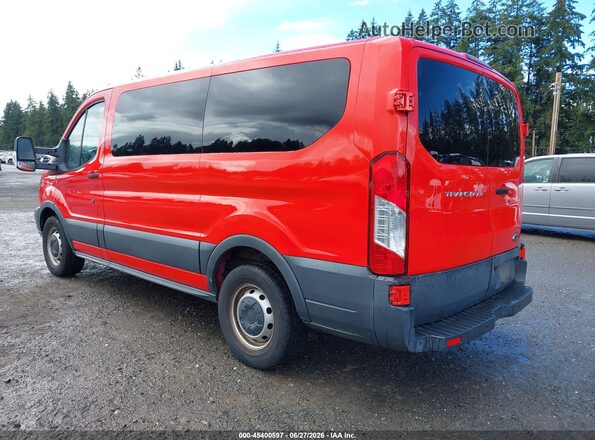 1FMZK1ZM2HKA03037 2017 FORD TRANSIT-150 Red Trasero izquierdo