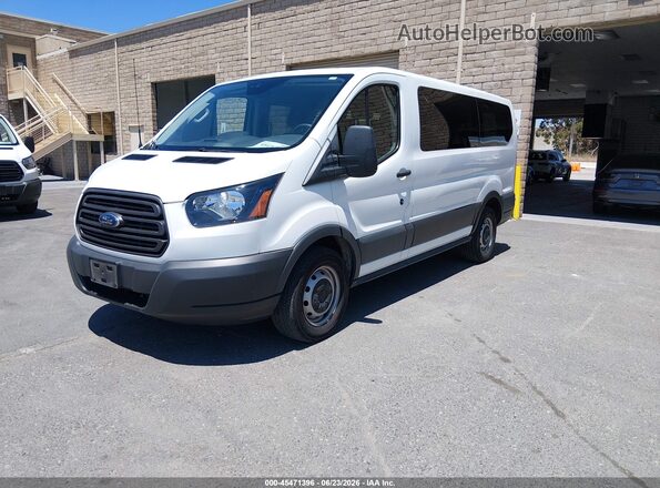 1FMZK1ZM2JKB36001 2018 FORD TRANSIT-150 White Առջևի ձախ երեք քառորդ տեսարան