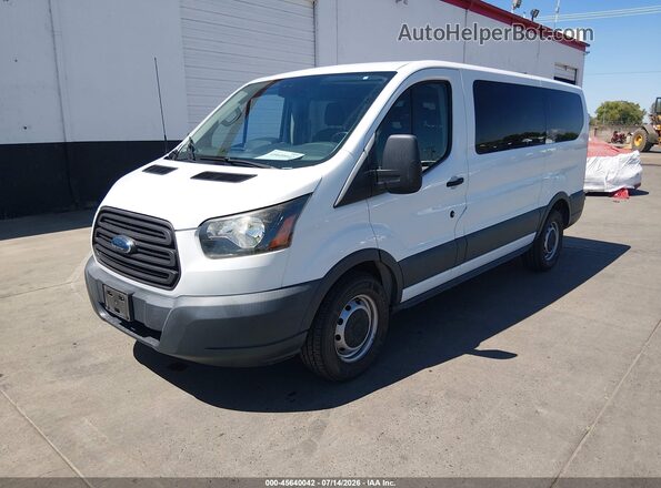 1FMZK1ZM3HKB05253 2017 FORD TRANSIT-150 White Առջևի ձախ երեք քառորդ տեսարան