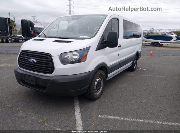 1FMZK1ZM5HKB05254 2017 FORD TRANSIT-150 White Առջևի ձախ երեք քառորդ տեսարան