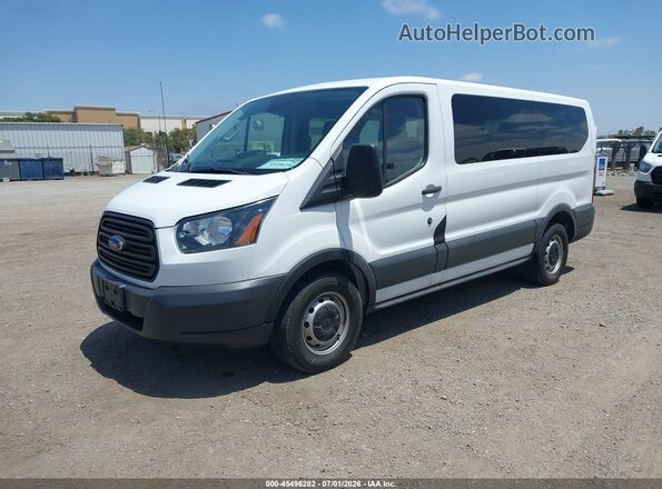 1FMZK1ZM5JKB42522 2018 FORD TRANSIT-150 White წინა მარცხენა ხედი სამი მეოთხედიდან