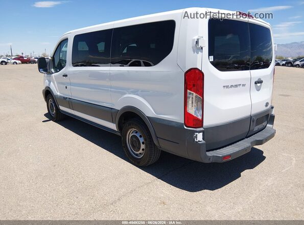 1FMZK1ZM9JKB42572 2018 FORD TRANSIT-150 White Rear left