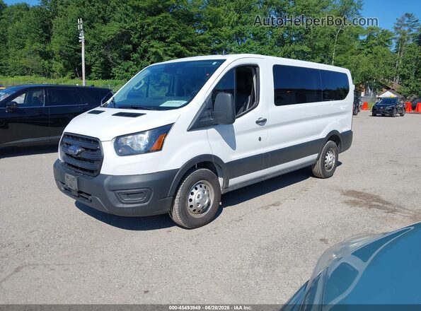 1FMZK2Y87LKB41790 2020 FORD TRANSIT-150 PASSENGER VAN White Առջևի ձախ երեք քառորդ տեսարան